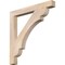 Ekena Millwork Olympic Block Smooth Bracket, Douglas Fir, 3 1/2"W x 34"D x 34"H BKT04X34X34OLY05SDF - alternate 1